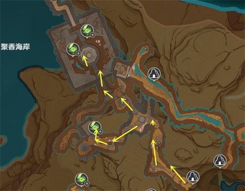 原神荒石苍漠草神瞳位置大全_3.6荒石苍漠草神瞳位置在哪