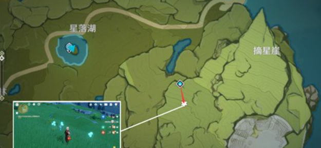 3-摘星崖采集路线