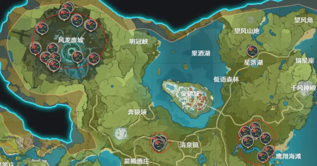 原神风车菊怎么快速采集_原神风车菊快速采集路线