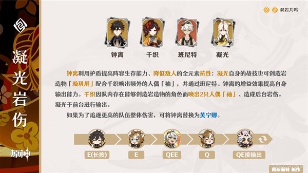 原神4.5千织怎么配队图六 原神4.5千织怎么配队图六