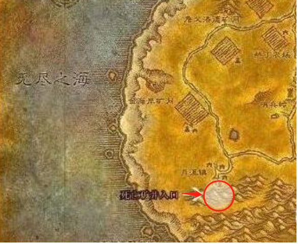 魔兽世界死亡矿井入口1