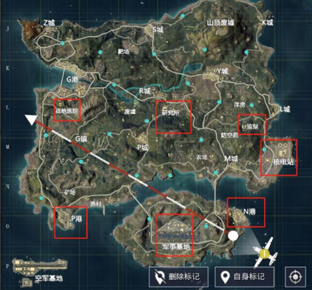 和平精英火力对决大铁门的位置一览 和平精英火力对决大铁门的位置一览