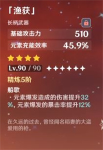 原神鱼叉属性介绍2