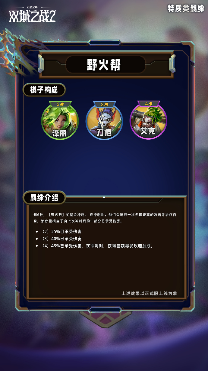 云顶之弈手游S13特质类羁绊有哪些-S13特质类羁绊一览