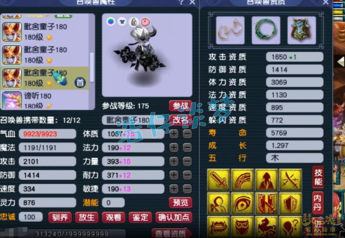 梦幻西游服战五庄观面板展示_服战五庄观面板怎么样