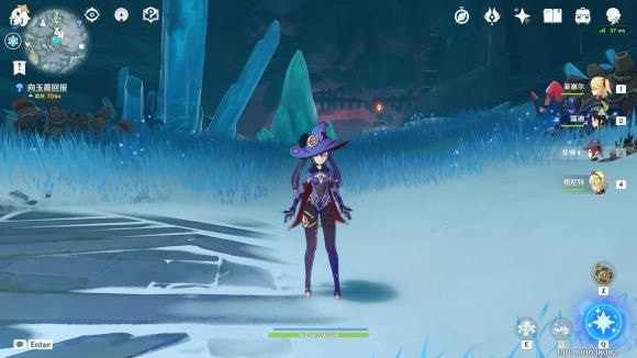 原神山中之物再次解冻所有碎片完成攻略4