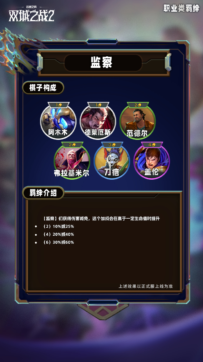 云顶之弈手游S13职业类羁绊有哪些-S13职业类羁绊一览