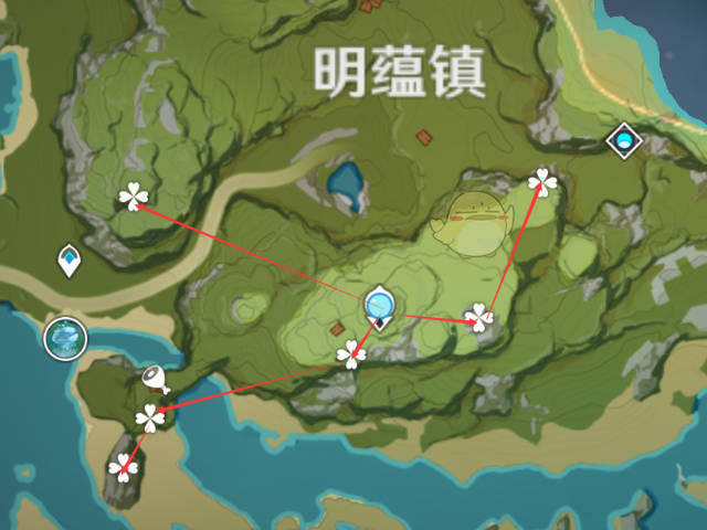 原神清心采集路线介绍5
