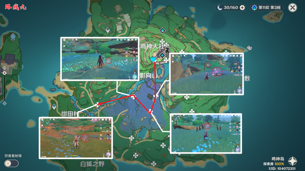 原神绯樱绣球采集位置介绍9