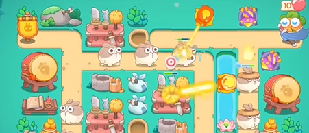 保卫萝卜4秋天的第一杯奶茶第7关怎么过图二 保卫萝卜4秋天的第一杯奶茶第7关怎么过图二