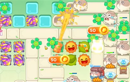 保卫萝卜4梁波波与祝秋秋第14关怎么过图六 保卫萝卜4梁波波与祝秋秋第14关怎么过图六