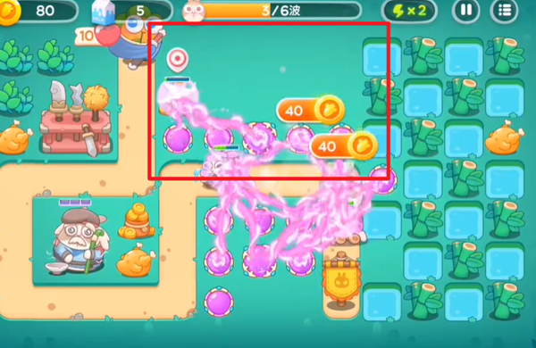 保卫萝卜4秋天的第一杯奶茶第3关怎么过图四