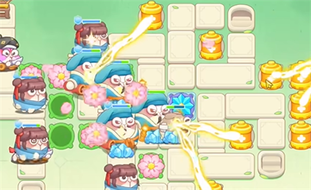 保卫萝卜4梁波波与祝秋秋第11关怎么过图六