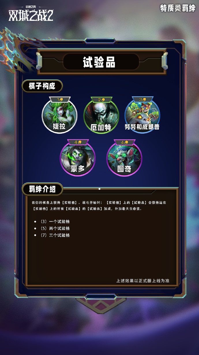 云顶之弈手游S13特质类羁绊有哪些-S13特质类羁绊一览