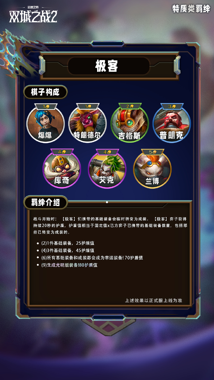 云顶之弈手游S13特质类羁绊有哪些-S13特质类羁绊一览