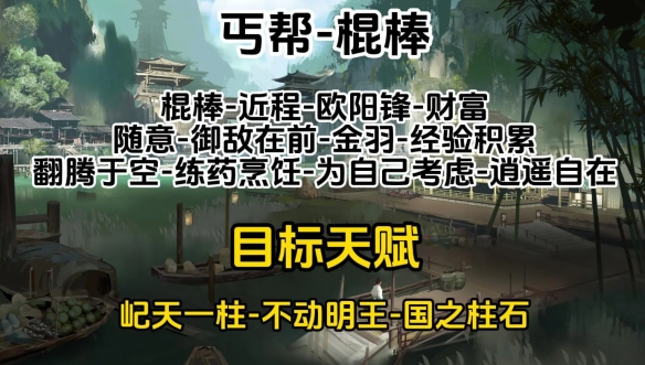 射雕手游各门派职业天赋怎么选择图六 射雕手游各门派职业天赋怎么选择图六
