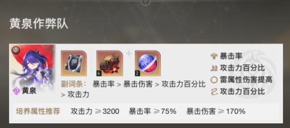 崩坏星穹铁道黄泉平民阵容怎么搭配图二 崩坏星穹铁道黄泉平民阵容怎么搭配图二