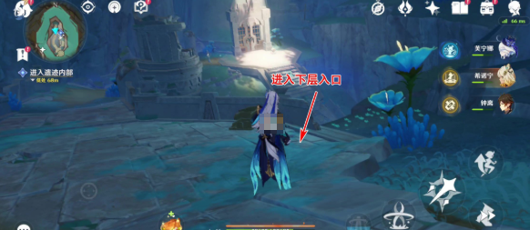 原神幻蛇宫殿遗迹内部怎么进图三 原神幻蛇宫殿遗迹内部怎么进图三