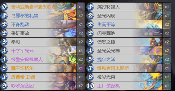 炉石传说大哥骑卡组怎么搭配图二