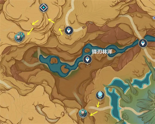 原神丘丘游侠分布位置图_原神丘丘游侠分布在哪