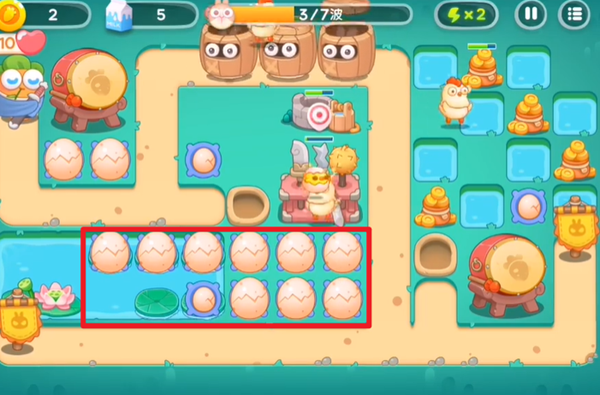 保卫萝卜4秋天的第一杯奶茶第11关怎么过图三