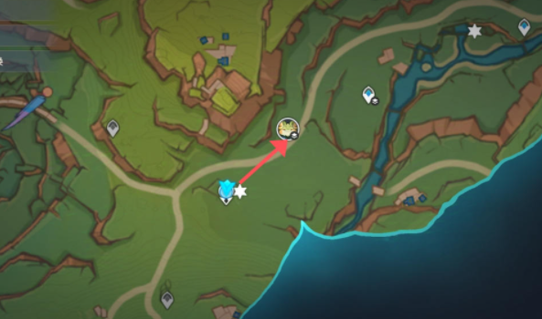 原神贪食匿叶龙山王在哪图二