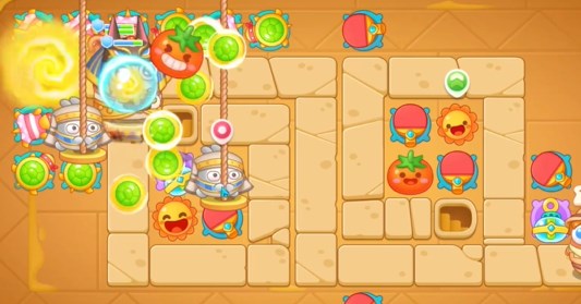 保卫萝卜4法老归来第55关怎么过图六