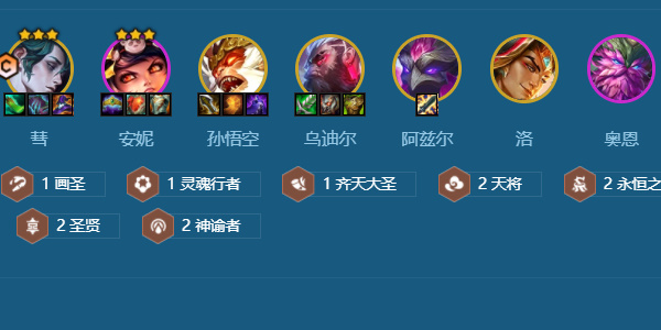 金铲铲之战s11九五彗阵容怎么搭配图二 金铲铲之战s11九五彗阵容怎么搭配图二