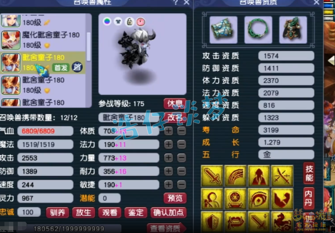 梦幻西游服战五庄观面板展示_服战五庄观面板怎么样