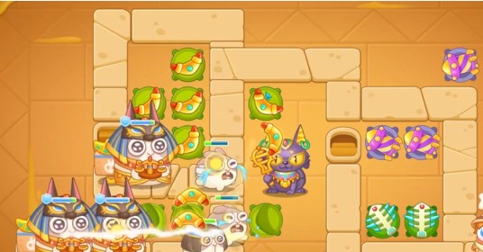 保卫萝卜4法老归来第56关怎么过图五