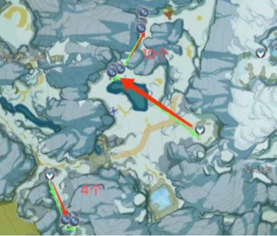 原神星银矿石50份星银矿石线路图2 原神星银矿石50份星银矿石线路图2