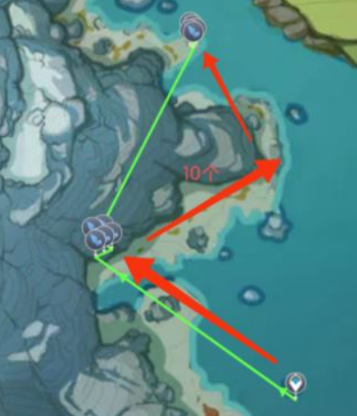 原神星银矿石50份星银矿石线路图4 原神星银矿石50份星银矿石线路图4