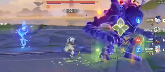 原神攻逐飨会吞吃元素的人怎么打图二