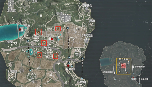 和平精英地铁逃生辐射区在哪图三