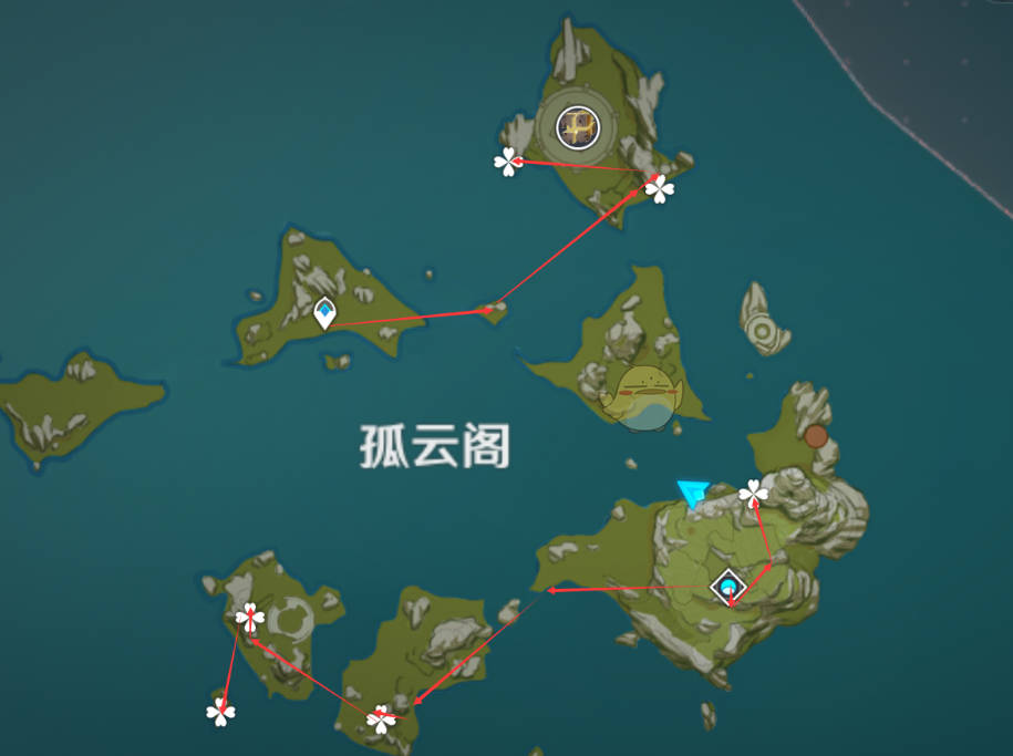 原神清心采集路线介绍8