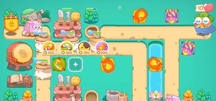 保卫萝卜4秋天的第一杯奶茶第7关怎么过图三 保卫萝卜4秋天的第一杯奶茶第7关怎么过图三