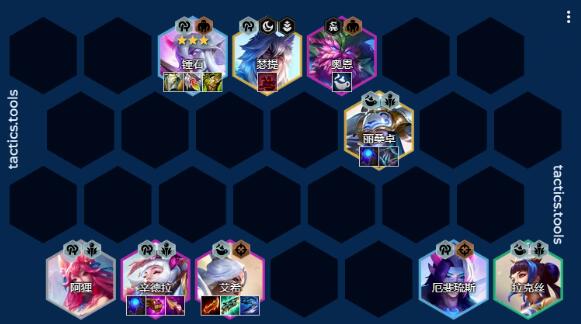 金铲铲之战灵魂莲华辛德拉阵容装备搭配