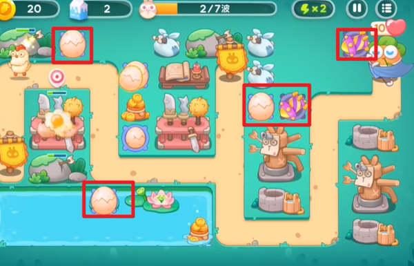 保卫萝卜4秋天的第一杯奶茶第6关怎么过图二 保卫萝卜4秋天的第一杯奶茶第6关怎么过图二