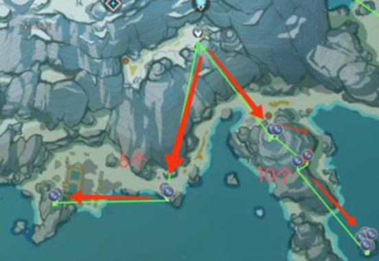 原神星银矿石50份星银矿石线路图3 原神星银矿石50份星银矿石线路图3