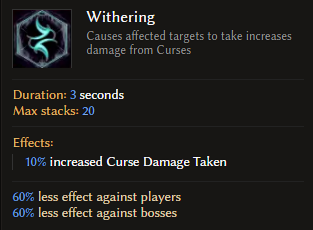 最后纪元负面状态枯萎有什么用