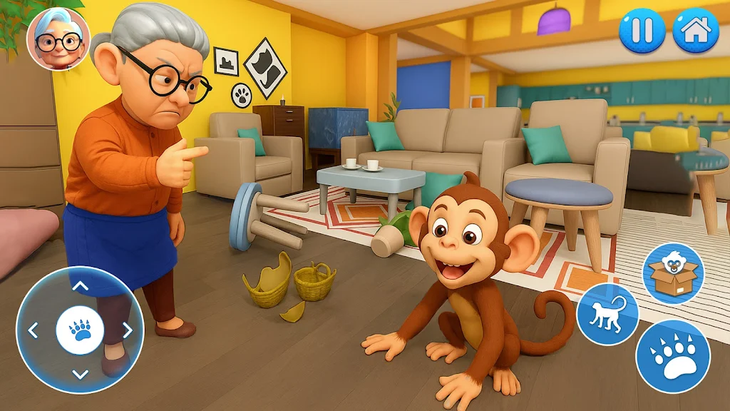 【新游推荐】捣蛋猴VS怪奶奶今日10:43首发上线